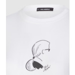 SKETCH CAMEO PRINT LS TOP