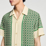 Chemise imprimée à manches courtes