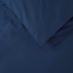 Desforges - Housse de couette en percale de coton bleu, Alcove