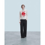 Pull Col Rond Red Lips