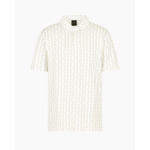 Polo - imprimé blanc