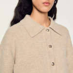 Cardigan à point fantaisie