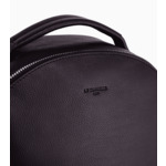 Sac à dos zippé Charles en cuir grainé