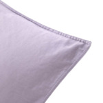 Desforges - Taie d'oreiller en satin de coton lavé rose, Palerme