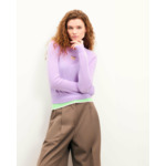 Pull Col Rond Cœur Ajouré