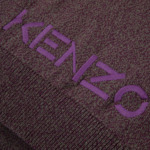 Kenzo - Plaid en coton acrylique bleu, K Mix