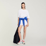 T-shirt court brodé France