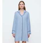 Amourette Jacquard NDW-Chemise de nuit manche courte