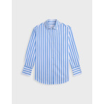 Chemise oversize Mathilde rayée bleue