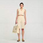 Veston en lin mélangé