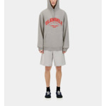 Sweatshirt À Capuche Gris Avec Sérigraphie Glendale Homme