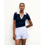 Top Manches Courtes Bicolore