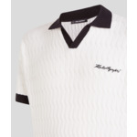 TEXTURED KNIT POLO