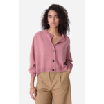 Cardigan Douve Coton ajouré et fleurs brodées