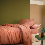 Desforges - Drap housse en lin lavé 160 g/m², Petit Jour