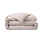 Yves Delorme - Housse de couette en satin beige, Nymphes
