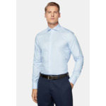 Chemise en Sergé De Coton Slim Fit
