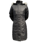 After The Lodge  FS Long Down Jacket Femme Noir