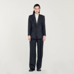 Veste de costume rayures
