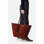 Grand Cabas Daily En Cuir Velours En Coton