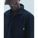 Chemise Manches Longues Velours Cotelé