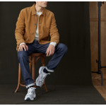 Blouson en velours River Earth