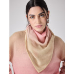 ECHARPE TRIANGLE HERIA FAIRY/BEIGE CHINE