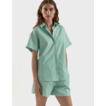 Chemise Dina rayée verte