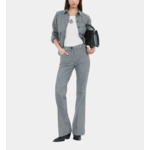 Pantalon Tailleur Flare À Carreaux Vichy Femme