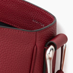 Grand sac hobo Madeleine en cuir grainé