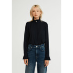 Chemise col victorien marine