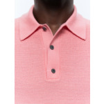 Polo point de riz en laine certifiée