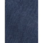 Chemise mixte popover Arthur en denim marine