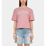 T-Shirt Rose Clair Avec Sérigraphie Silverlake Femme