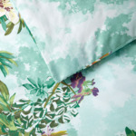 Yves Delorme - Housse de couette en satin bleu, Panorama