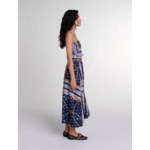 Jupe short satinée imprimée