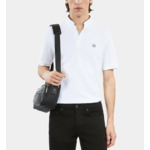 Polo Blanc En Coton Piqué Homme