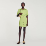 Robe courte boutonnée