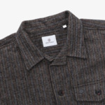 Surchemise à chevrons gris anthracite