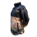 SUNSET CANYON FS PRINTED HALF SNAP Bleu