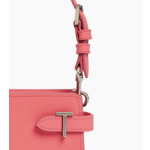 Petit sac à bandoulière Emilie en cuir signature T