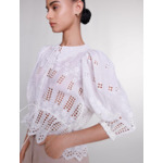 Blouse brodée en ramie