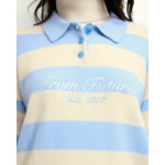 Pull Col Polo Rayures