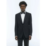 Veste de smoking ajustée à motif damier