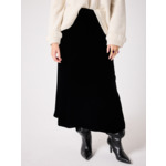 Jupe en velours Shaki NOIR