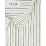 Chemise Gaspard rayée écrue et noire
