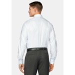 Chemise Rayée En Coton Dobby Regular Fit