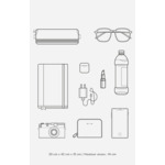 Cabas M En Lin En Viscose Et Polyester