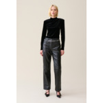 Top cintré velours noir