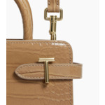 Petit sac à main Emilie en cuir effet croco